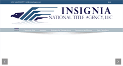 Desktop Screenshot of insigniatitleagency.com